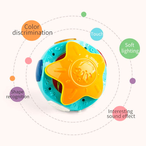Plastic Baby Toys Musical Color Ball Hand Rattle  | LO808-1