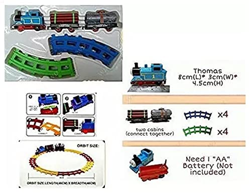 Thomas Battery Operated Toy Train Track with Light & Sound | LO233B-2 ...