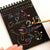 Rainbow Scratch Paper Notes  |  BLACK SCRATCH SPIRAL BOOK | GBT-ZGB-01