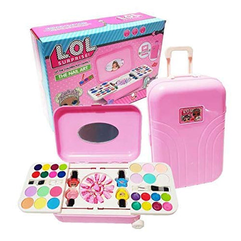 Portable 2 in 1 Nail Art kit & Beauty Make up Pallette Trolley | LO901-452/53/56