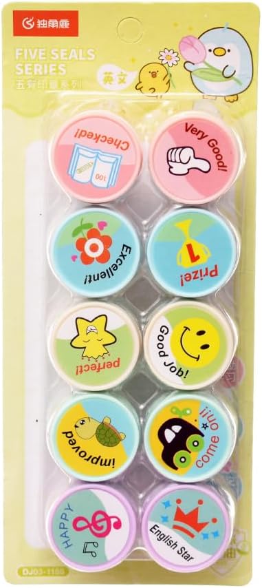 Emogi shapes Pack set of 10 pcs Stamps | DJ03-0025