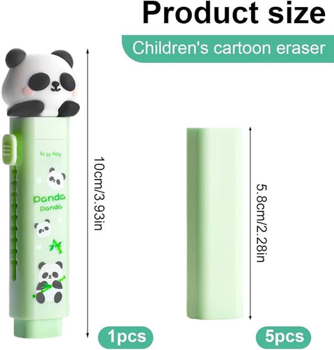 Cute Pencil Stationery Retractable Rubber Stick Erasers | KBX-3088C-PA