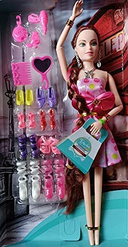 Plastic Fashion Long Hair Doll with Movable Joints | 581(116)