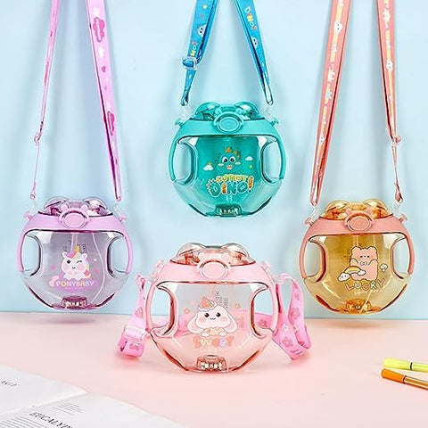 Donut Water Bottle  | GBT-3138| 450 ML ( COLOR MAY VERY )