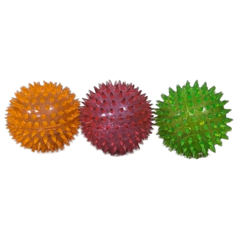 Kids Fashion Soft Rubber Bouncy Ball || Toy LED Flashing Light Ball || LIGHT BALL | Pelo Flashing Spiky Ball Toys for Kids, Babies,Toddlers and Adults, Playing Fun Balls.