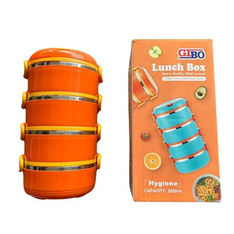 Lunch Tiffin Box 4 Layers Hot Box |  GBR-122
