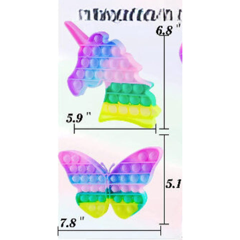 Rainbow Popets Bubble Popping Sensory Fidget  | MB-0315