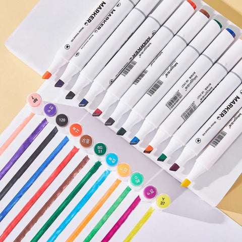 DIY Art Creative Water-based Double Headed Soft Head Marker | GBR-BT9500-24-24