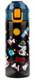 Water Bottle With Sipper Space Design Theme For Kids Anti-Leak Astronaut Kids 600 ml Bottle  (Pack of 1, assorted, Plastic) GBT-412