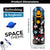 Water Bottle With Sipper Space Design Theme For Kids Anti-Leak Astronaut Kids 600 ml Bottle  (Pack of 1, assorted, Plastic) GBT-412