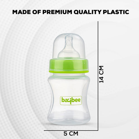 Natural Flow Baby Feeding Bottle 150ml, Leak Proof BPA Free Milk Feeding Bottle | BYIE504