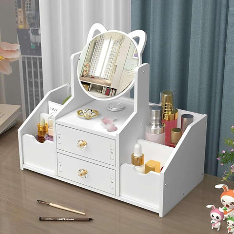 Wooden Organizer With Mirror | DS-3344NN