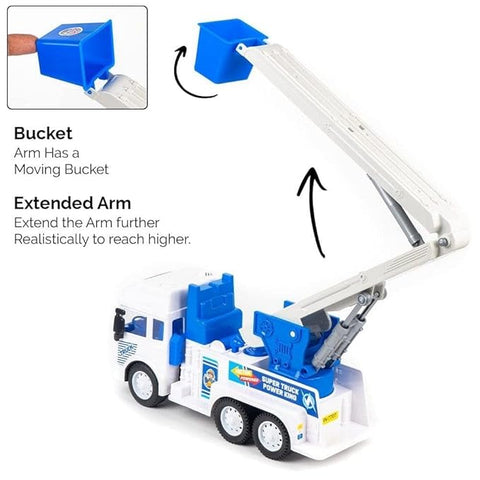 Friction Powered Crane Truck  | LMI-8030-62A