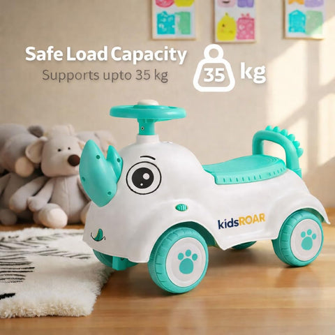 Toi Toys Rhino Rider Ride On for Kids | RHINO-01