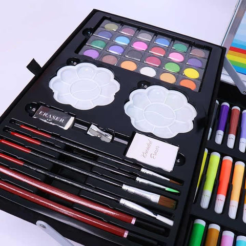 Unicorn Print Multicolor Color Kids Art Drawing Set  | NE145PC-MD | DESIGN MAY VERY