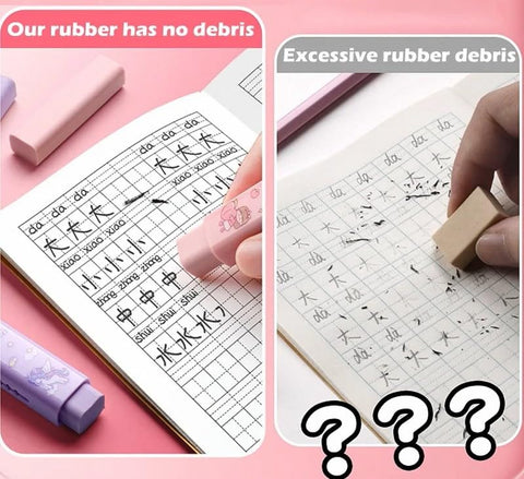 Cute Pencil Stationery Retractable Rubber Stick Erasers (Unicorn) | KBX-3088D-UN