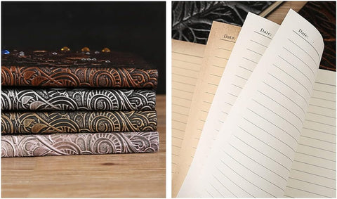 3D Phoenix Embossed Leather Writing Journal Notebook | NB-3D-A5-111