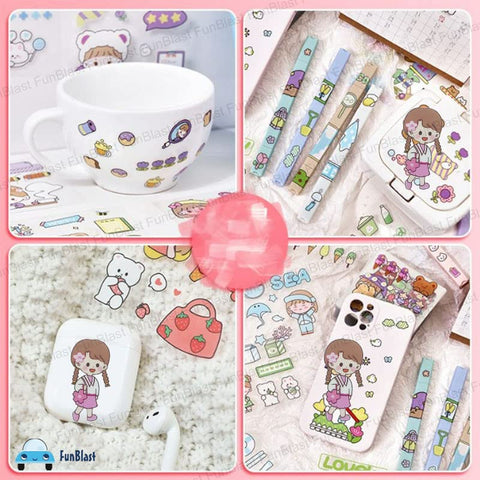 Kawaii Stickers - Cute Washi Stickers | KBX-2047