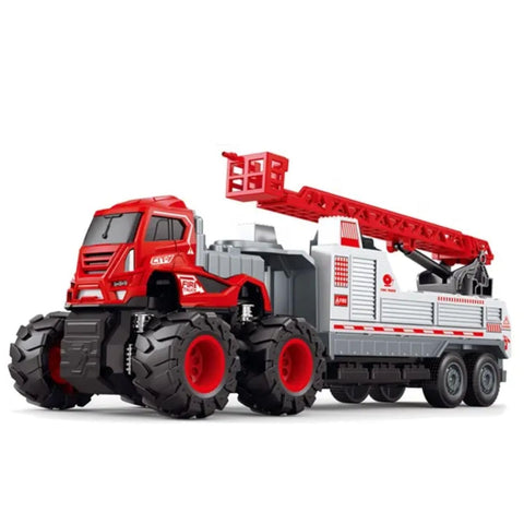 1:43 4WD Diecast Alloy Fire Fighting Big Truck | KLX600-376/77
