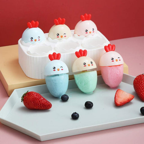 Cute Cartoon Chick Ice Cream Frozen Mold sicle Maker | GBR-068