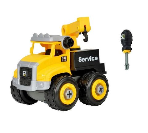DIY Crane Construction Truck Vehicle | LO677-100