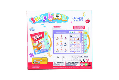 Intelligence Book English Letters & Words Learning Sound Book | (Multicolor) NE3101