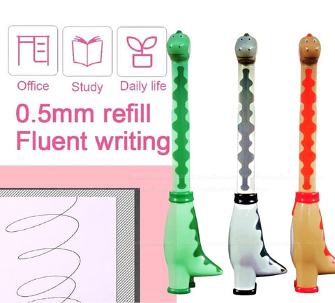 Gel Pens for Writing - Dinosaur Themed Lightweight Gel Pen | GBT-2954