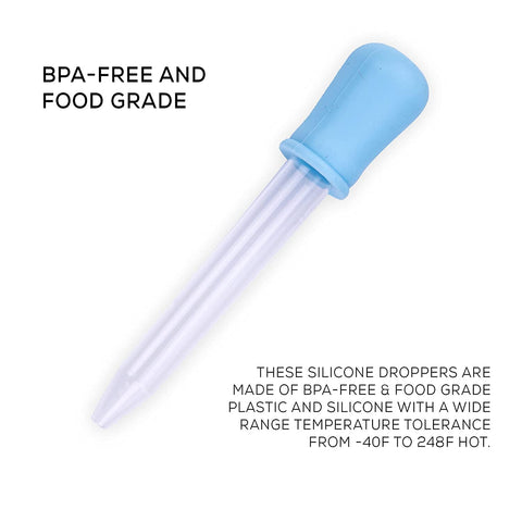 Toddler Silicone Plastic Feeding Medicine Liquid Eye Ear Pipette Dropper, 5 ml ( PACK OF 1 ) | BYIE119