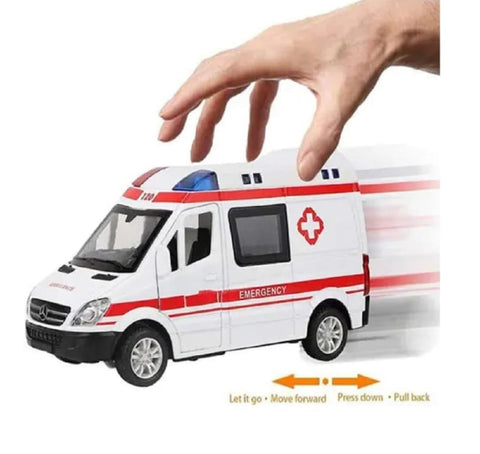 FRI AMBULANCE WITH LIGHT MUSIC BIG | LMI-8059-1