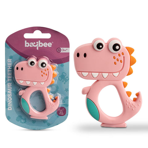 Silicone Teether for Baby, BPA Free 100% Food Grade Silicone Teether for Babies to Soothe Their Gums, Easy to Grasp Chew, Teething Toy | BYIE430