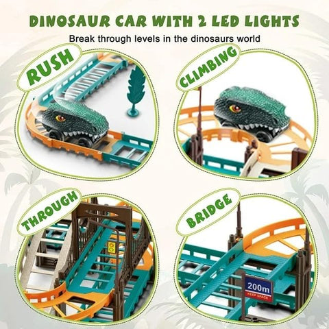 Dinosaur Race Track Car Toy Set | LMI-888-71