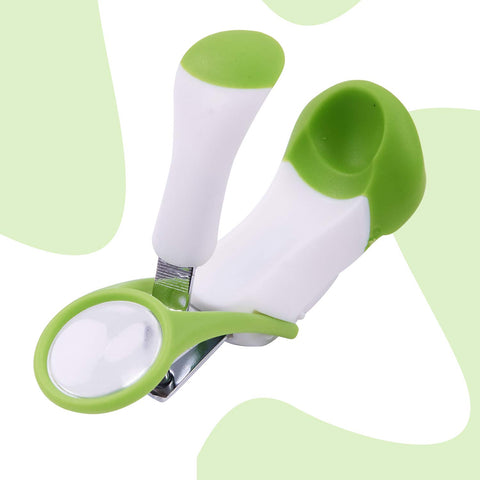Baby Nail Clipper with Magnifier Zoom Lens, Safety Nail Cutter for New Born Babies Infant Toddler, Manicure Pedicure Care | BYIE116