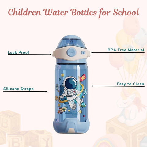 Leak-Proof Locking Flip Lid Sipper Bottle | GBT-3279 | COLOR AND DESIGN MAY VERY