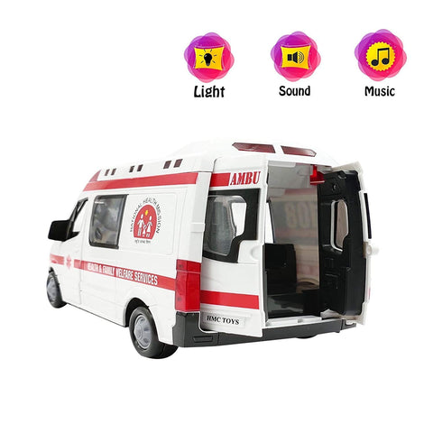FRI AMBULANCE WITH LIGHT MUSIC BIG | LMI-8059-1