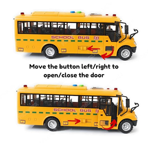 Friction School Bus Toy | LMI-8089-1