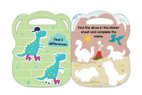 My Dinosaur Activity Bag Shaped Book | EDS-22
