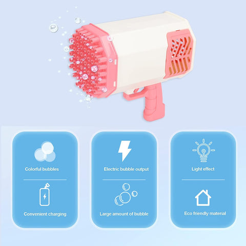 Bubble Machine, Bubble Blower ABS Rechargeable for Outdoor Activity  | NEJPFD27