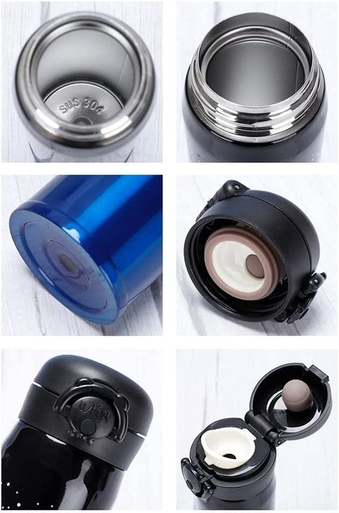 Spider Style Round Shape Sipper Bottle Flask Steel Insulated Bottle | HBC-188318