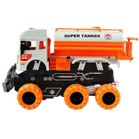 Friction Powered Realistic Super Oil Tanker Toy | LMI-8030-73A
