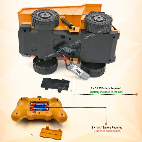 Remote Control Dump Truck Toy 1:18 Scale | 689-806RC