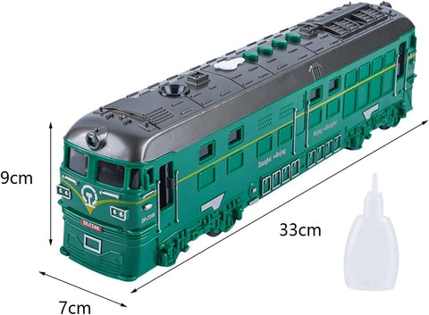 Train Model Diecast Pull Back Toy Train with Sound and Lights | 2022-1BM