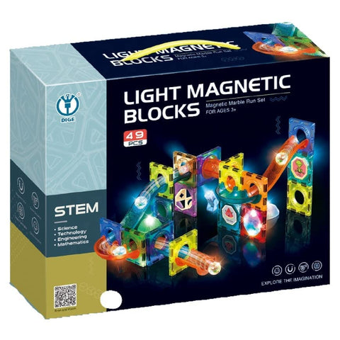 Light Magnetic Tiles 49 Pcs - Building Blocks | NE230049