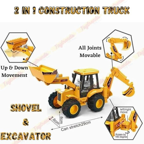 Friction Powered Jcb Excavator | LMI-8108-1