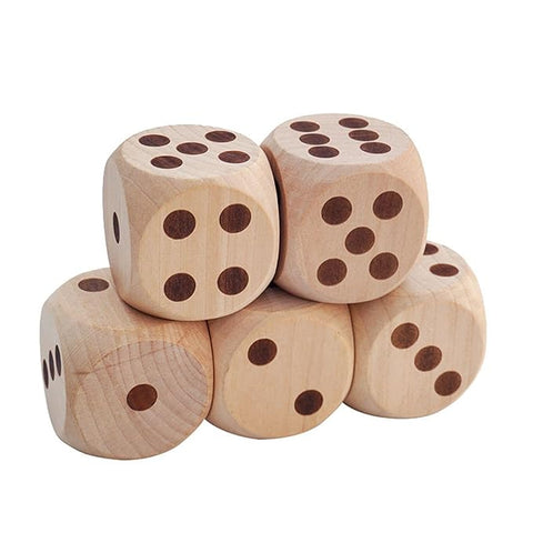 WOODEN DICE SML 25MM 12P | WD-1168