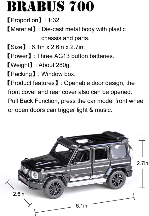 BRABUS METAL CAR 1:24 | 24146M