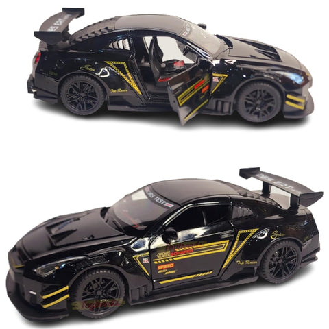 1:24 Scale Pull Back Die Cast Nissan GTR Schaffer Car | LMI-CZ128B