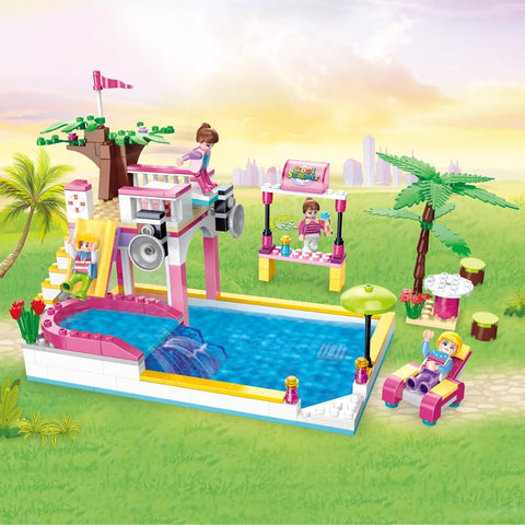 SWIMMING POOL BRICK BLOCK (302 pc) | NE4514