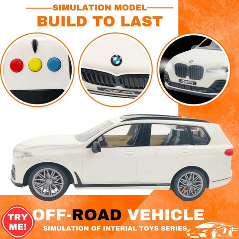 Bmw Car Toy Realistic Friction Powered With Lights And Sounds | 8803A-1