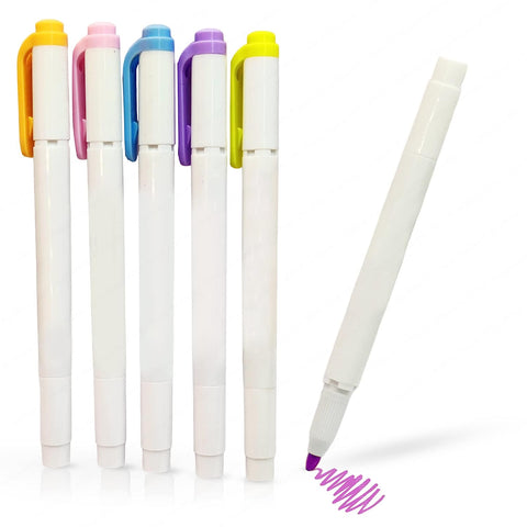 Twin Tip Highlighters - 5 Pcs Aesthetic Highlighters Pastel | HMC-9011-5