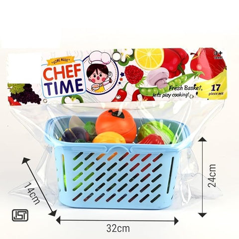 Food Cutting Toys With Basket | LM-406